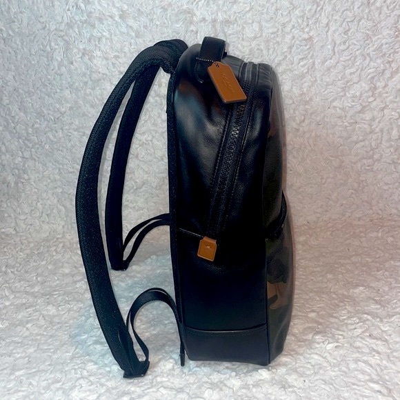 Coach Westway Signature Canvas Camo Camouflage Print Unisex Backpack Book Bag - Picture 10 of 16